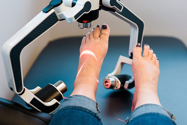 Chiropractic Traverse City MI Laser Machine With Foot